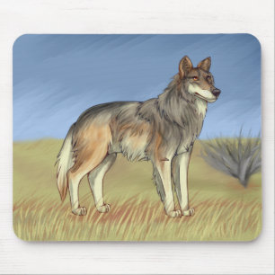 Mexican Wolf Mouse Mat