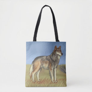 Mexican Wolf Tote Bag