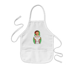 Mexican Yucatan Matryoshka Kids Apron