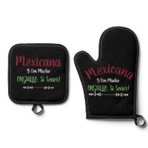 Mexicana Con Mucho Orgullo Sí Señor Apron Mandil