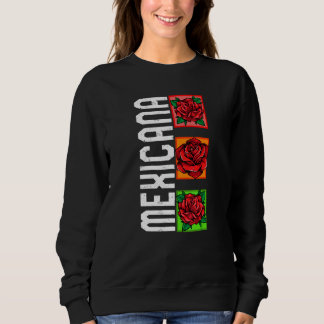 Mexicana Cottagecore Floral Morena Women Latina Mo Sweatshirt