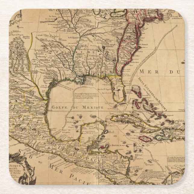 Mexico 10 square paper coaster (Front)