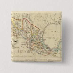 Mexico 15 Cm Square Badge
