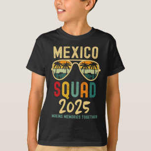 Mexico 2025 Squad Tropical Beach Family Vacation M T-Shirt