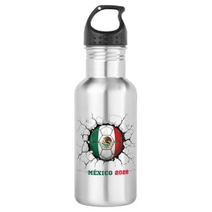 "Mexico 2026: Elegant Pride & Unstoppable Spirit" 532 Ml Water Bottle