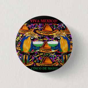 MEXICO 3 CM ROUND BADGE