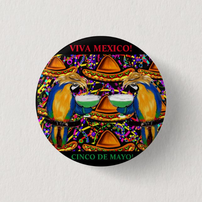 MEXICO 3 CM ROUND BADGE (Front)