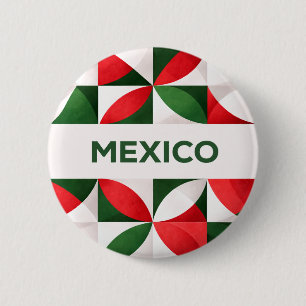 Mexico 6 Cm Round Badge