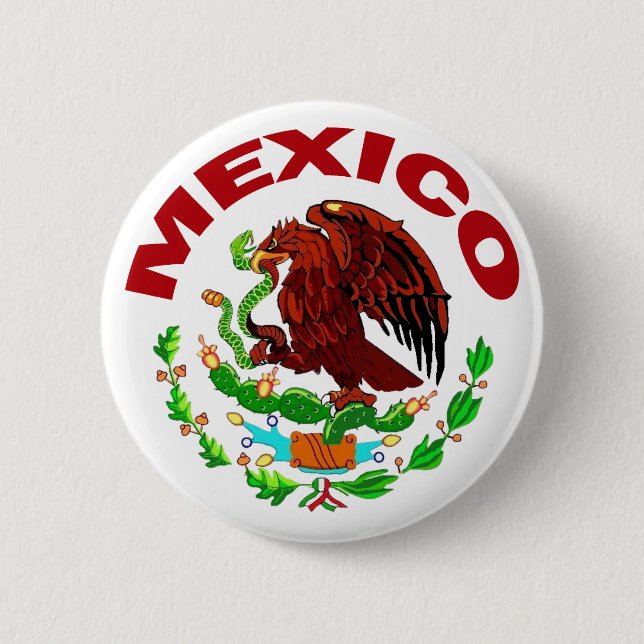 MEXICO 6 CM ROUND BADGE (Front)