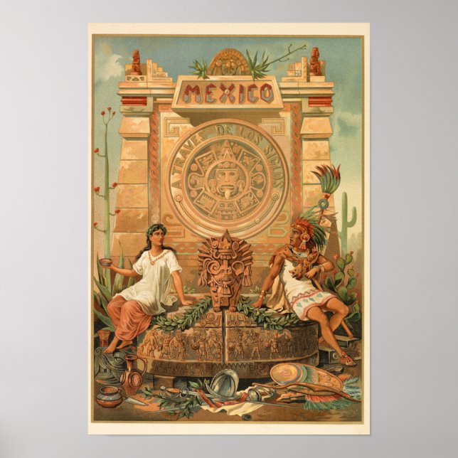 México a través de los siglos poster (Front)