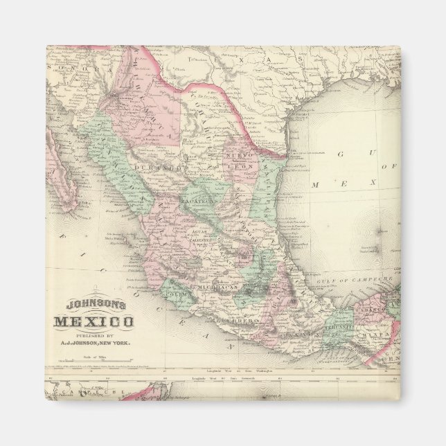 Mexico and Central America 2 Magnet (Front)