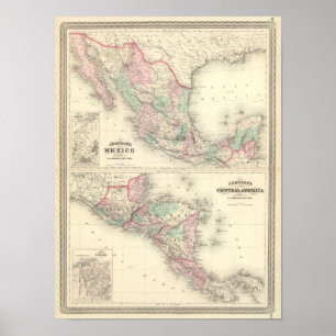 Mexico and Central America 2 Poster
