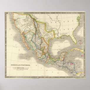 Mexico and Guatamala Poster