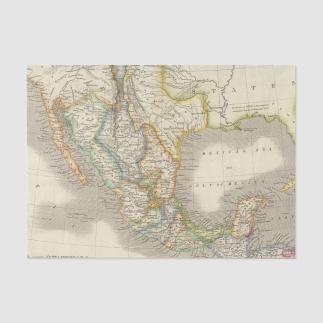 Mexico and Guatamala Tissue Paper (Front)
