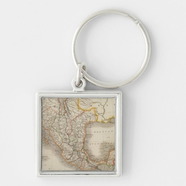 Mexico and Guatemala 2 Key Ring (Front)