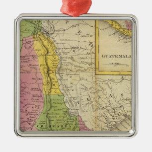 Mexico and Guatemala 2 Metal Tree Decoration