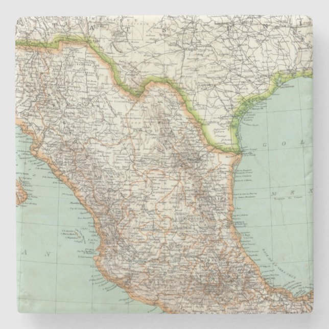 Mexico and Guatemala 3 Stone Coaster (Front)