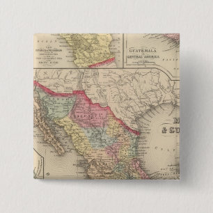 Mexico and Guatemala 4 15 Cm Square Badge