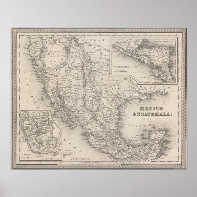Mexico and Guatemala Poster (Front)