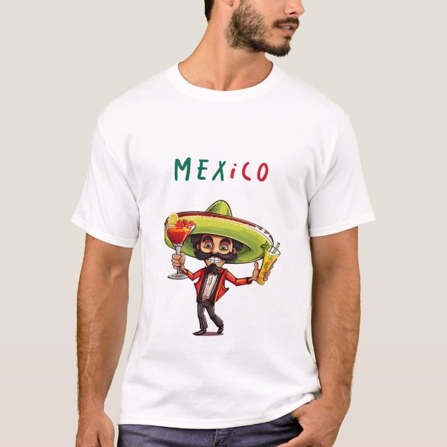 Mexico and Margarita T-Shirt (Front)