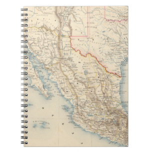 Mexico and Texas Map Notebook