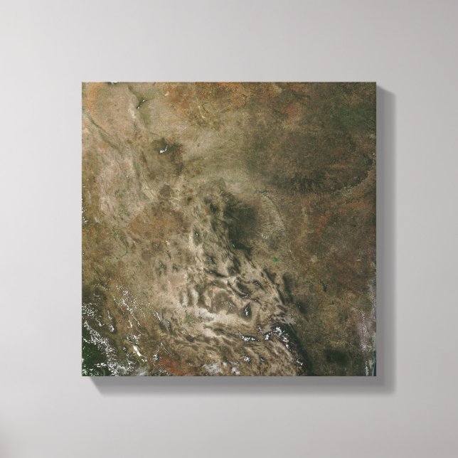 Mexico and the southwestern United States Canvas Print (Front)