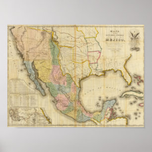 Mexico and United States Poster