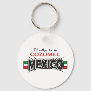 MEXICO APPLIQUE COZUMEL KEY RING