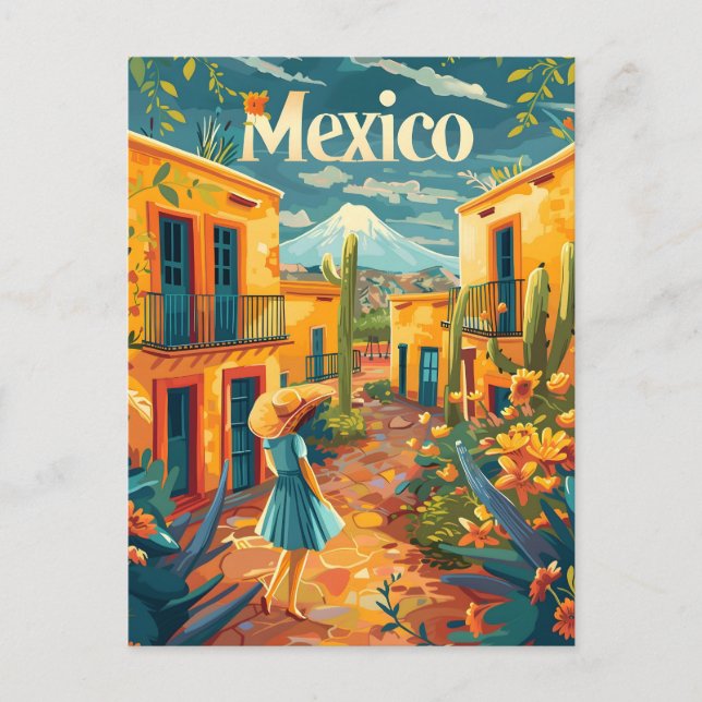 Mexico art postcard (Front)