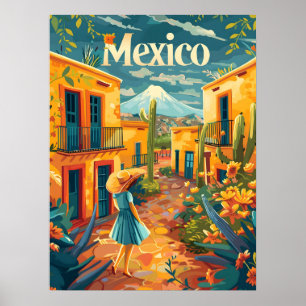 Mexico art poster