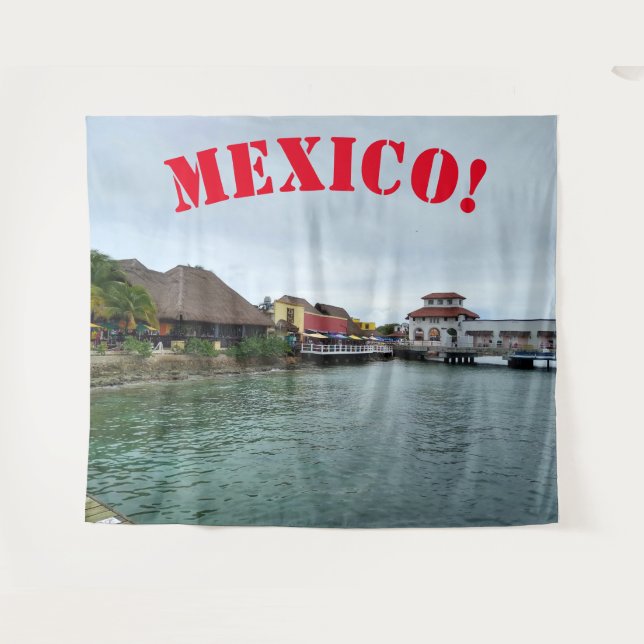 Mexico! Backdrop Tapestry (Front (Horizontal))