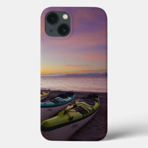 Mexico, Baja, Sea of Cortez. Sea kayaks and iPhone 13 Case