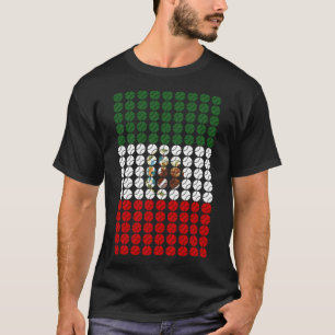 Mexico Baseball Flag for Mexican Baseball Fans  1 T-Shirt