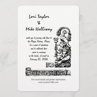 Mexico Beach Destination Wedding Invitation