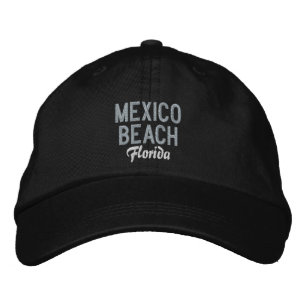 Mexico Beach Florida Embroidered Baseball Hat