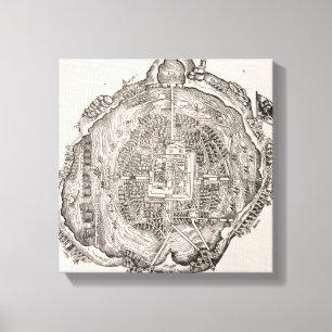 Mexico Before the Conquest Canvas Print