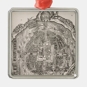 Mexico Before the Conquest Metal Tree Decoration