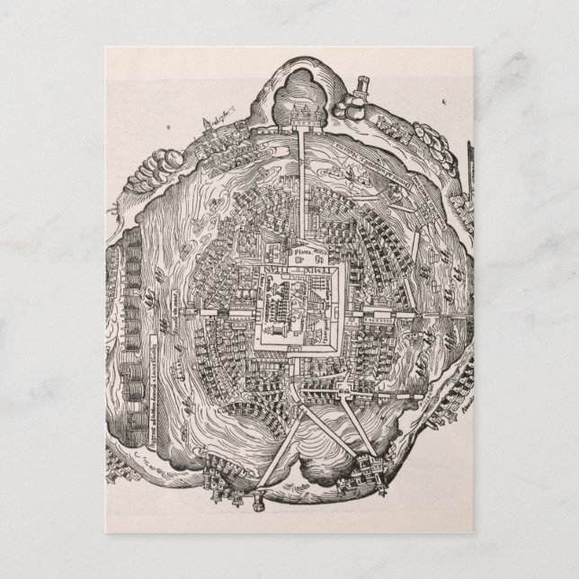 Mexico Before the Conquest Postcard (Front)