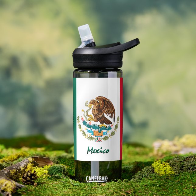 Mexico bottle, patriotic Mexican Flag Water Bottle (Outdoor)