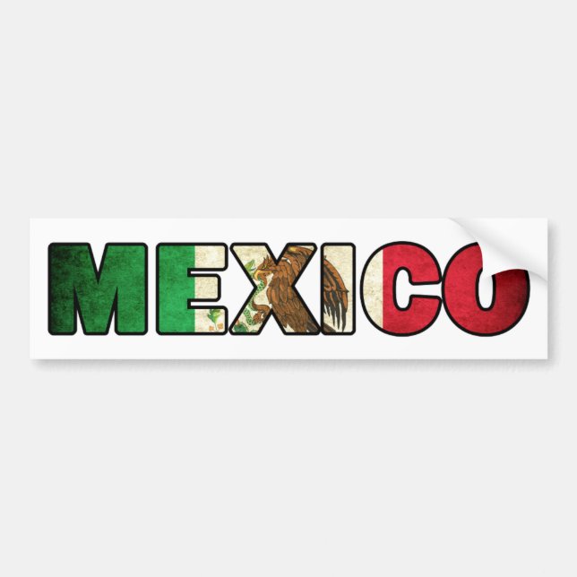 Mexico Bumper Sticker (Front)