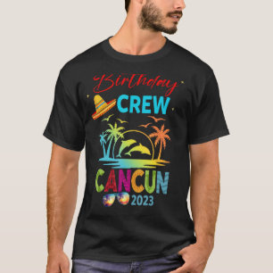 Mexico Cancun Birthday Boy Trip Vacation 2023 Matc T-Shirt