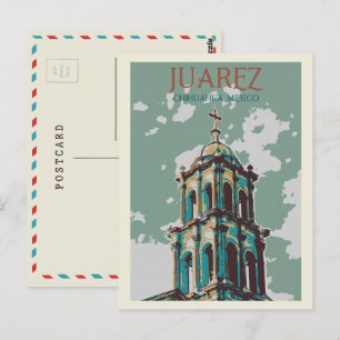 Mexico, Cathedral of Ciudad Juarez, Chihuahua Post Postcard