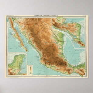 Mexico & Central America Poster