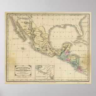 Mexico, Central America Poster