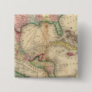 Mexico, Central America, West Indies 15 Cm Square Badge