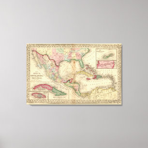 Mexico, Central America, West Indies Canvas Print