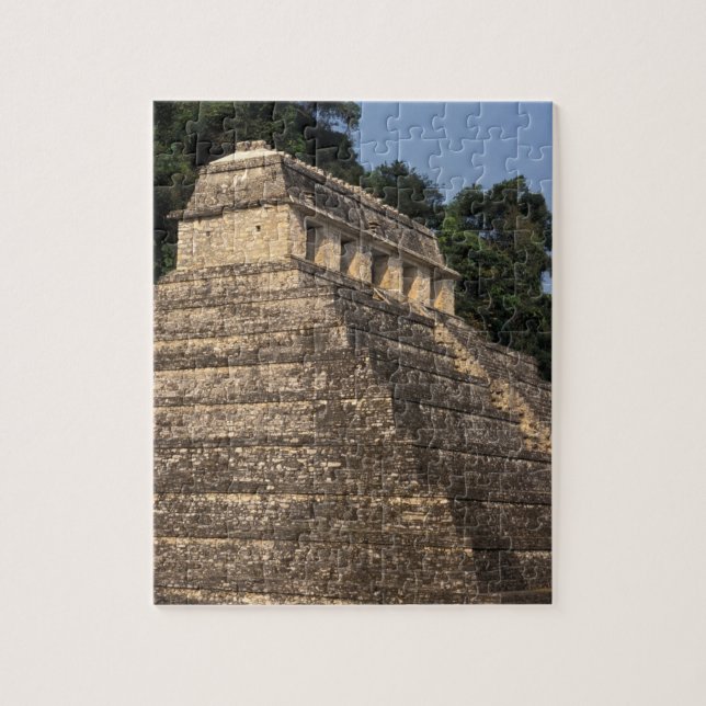 Mexico, Chiapas province, Palenque. Temple of 2 Jigsaw Puzzle (Vertical)