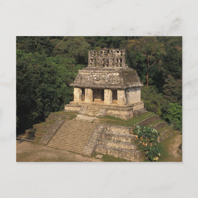 Mexico, Chiapas province,  Palenque, Temple of Postcard (Front)