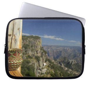 Mexico, Chihuahua, Copper Canyon. View from Laptop Sleeve
