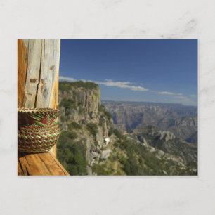 Mexico, Chihuahua, Copper Canyon. View from Postcard